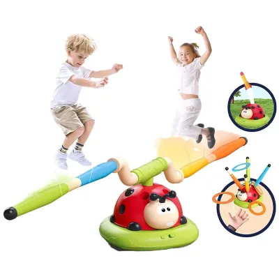 Ladybug Rocket Smart Automatic Jump Rope Machine for Kids Indoor Outdoor Portable Fitness Exercise Sports Toy Gift