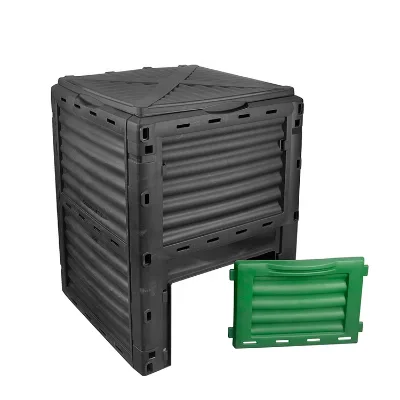 Garden Compost Bin Soil Saver Large Garden Waste Bin Outdoor Compost Grass Food Trash Fertilizer Barrels