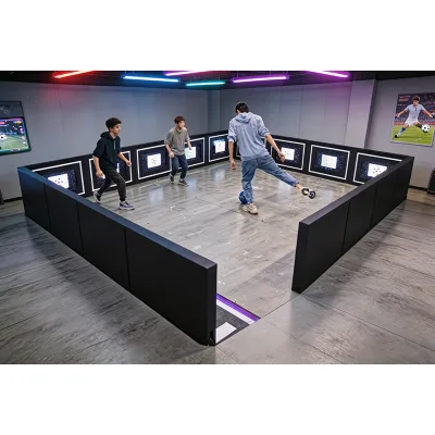 Wetop WT-FB01 Interactive Soccer Games AR Projection Virtual Football Simulator Indoor Metal Amusement Sports Equipment