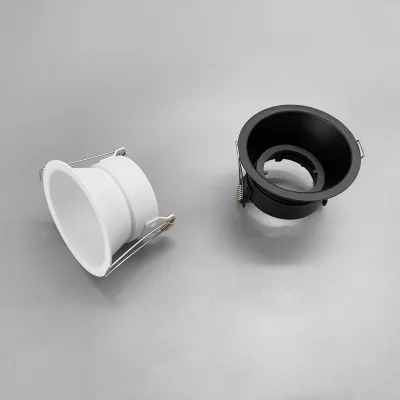 High Quality HowBright Gu10 Aluminum round Recessed down Light White Black Ceiling Mount Indoor Commercial Spot Lighting