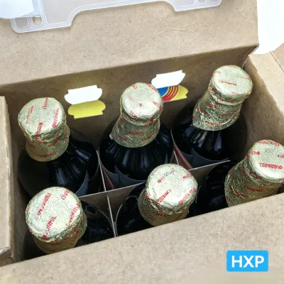 Eco Friendly Cardboard Beer Bottle Carrier Box for Craft Beer and Soft Drinks