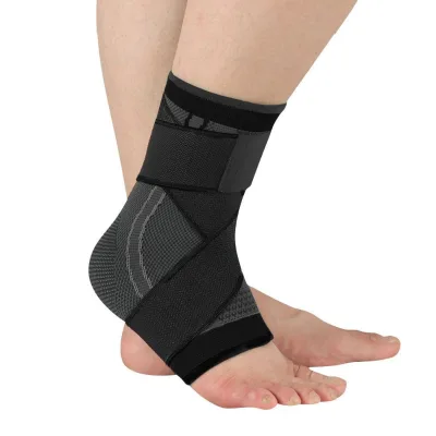 Breathable Spandex Football Ankle Brace Support Protect Eco-friendly Compression