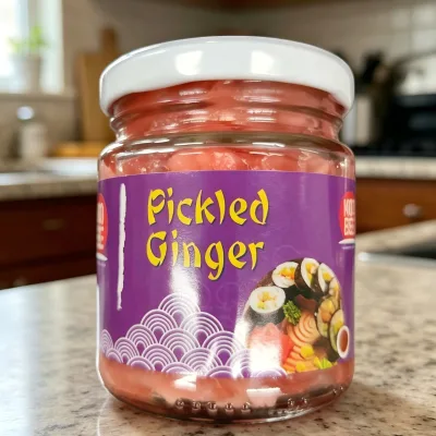 Wholesale Sweet Sour Pickled Ginger Slice Preserved Ginger for Supermarket & Catering BRC Available