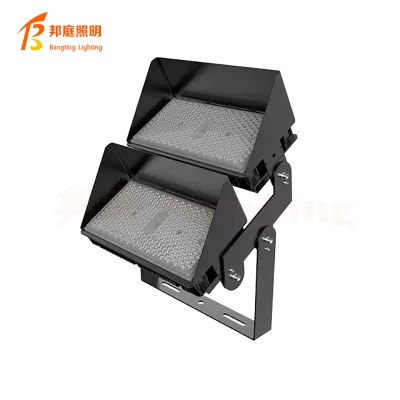 High Mast Area LED Floodlight Fixtures 300W-1200W Cool White IP65 5-Year Warranty 90 Beam Angle for Stadium Sports Venues
