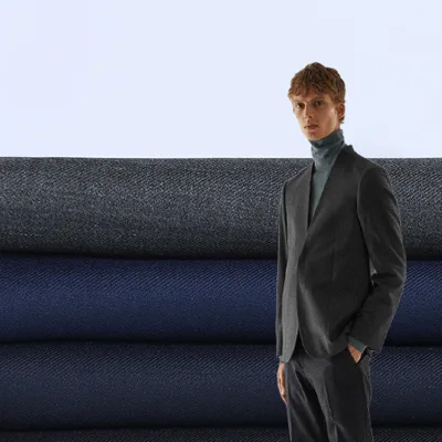 High Quality Classic Wool Clothing Fabric for Suiting Overcoats Jackets