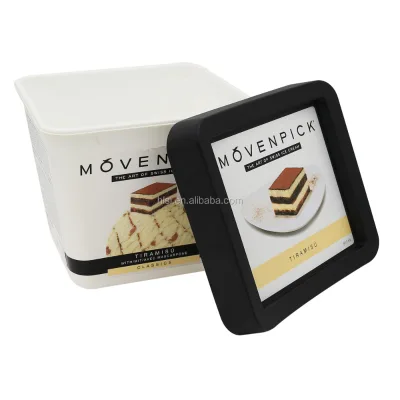 Chinese Manufacturer Custom Logo Ice Cream Packaging Design Ice Cream Packaging Box for Food.
