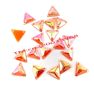 Flatback Triangle Shape Sew on Rhinestone Wholesale High Quality Shiny Bulk Crystal Stone Beads Garment Shoes Sewing Accessories