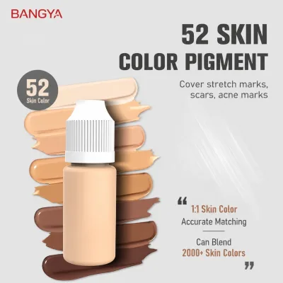 Custom Scar Camouflage Pigments 5ml Skin Tone PMU Vitiligo Cover Camouflage Pigment for Vitiligo Permanent Makeup Pigment