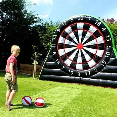 High Quality Indoor Giant Inflatable Football Dart Board with PVC Material for Adults