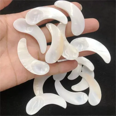 Mini DIY Facial Spoon Mini Cosmetic Mask Spatula Cream Facial Jar Mother of Pearl Shell Spoon