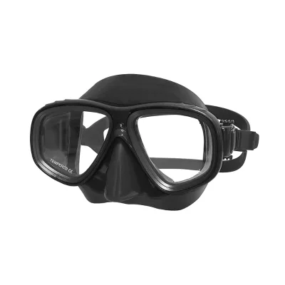 Aloma New Custom Double-Lens Tempered Glass Diving Mask Manufacturer Wholesale Adult Diving Mask with Customizable Logo