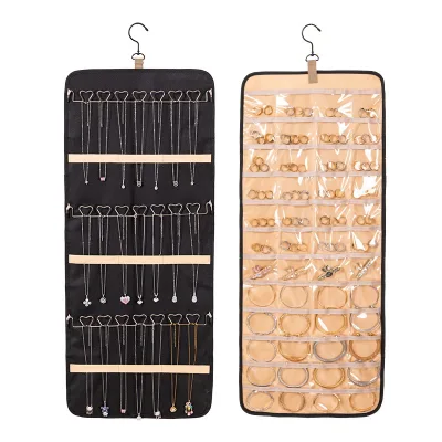 Hanging Storage Bag Jewelry Holder Necklace Bracelet Earring Ring Jewelry Organizers and Storage Jewelry Box