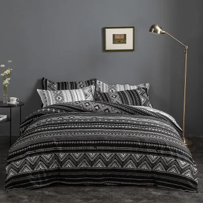 European American Style Polyester Bedroom Sets Sheets Bedding Set Luxury Duvet Cover Set