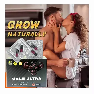 Organic Black Maca Extract Capsules Support Men's Health Performance and Enhance Energy Stamina Mood for Adults