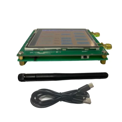 MAX2870 Signal Generator Module Touchscreen Interface 23.5MHz 6GHz Frequency Dual Output Sweep Mode Amplitude/Frequency