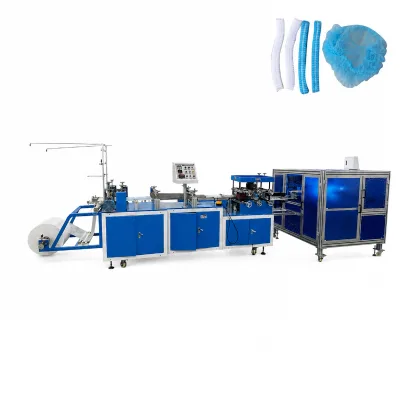 CE Approved High Speed Ultrasonic Nonwoven Elastic Disposable Doctor Cap and Surgical Hat Making Machine