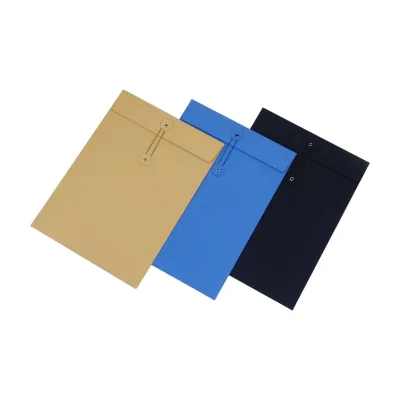Custom Gift Card Packaging Kraft Envelope Bag With clear Window