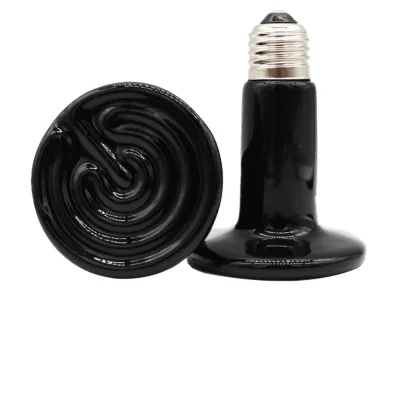 Chicken Heat Lamp Reptile Ceramic Ir Emitter Heated Heater Light Lamp Bulb Brooder Heater