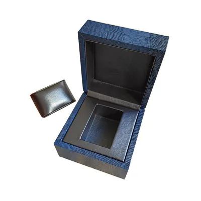 Custom Luxury Single Display Watch Box Eco-Friendly Square Fashion Leather Case Rigid Rigidboxes