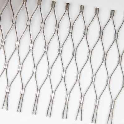 304 Stainless Steel Woven Welded Zoo Bird Isolation Fence Wire Rope Mesh Long Service Life Decorative Birdcage Mesh