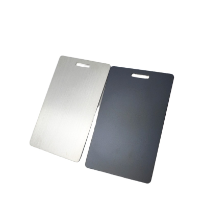 High Quality Smart Card Blank Travel Card Metal Luggage Tags Custom