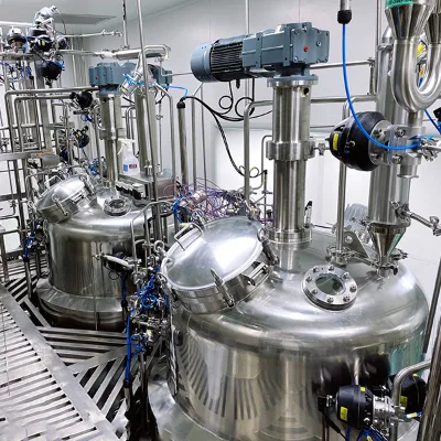 Stainless Steel Mechanical Stirring 2000L Thermal Aerobic Fermentation Tank Fermenter Industrial Smart Pressure Vessel Motor