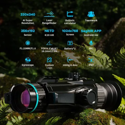 NV241 Digital Night Vision Monocular Infrared Night Vision Scope for Outdoor Hunting Wildlife Observation and Security