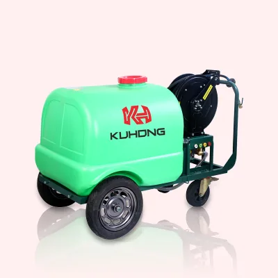 300bar 4350psi 15L/min Petrol Gasoline Engline Cleaner 17Hp Petrol Cold Water High Pressure Power Washer with 300L Water tank