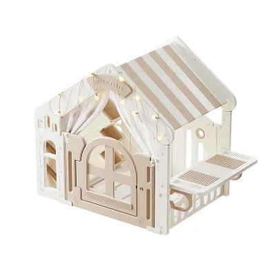 Kids' Plastic Tent Indoor Home Use for Girls' and Boys' Ages 3-6 Playhouse Castle Toy House Secret Base