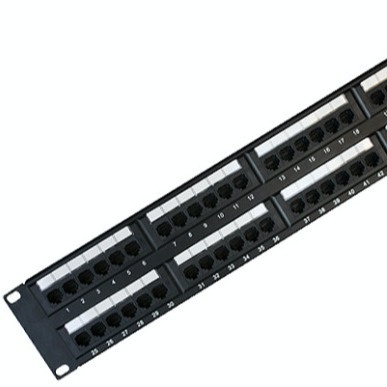 2U 48-Port Coupler Patch Panel Cat6 Network 1U 24-Port Telecommunications Product