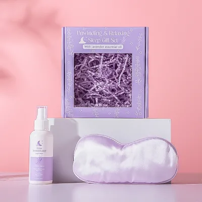 100% Organic Body Care Floral Scents Handmade Relaxing Lavender Relieve Deep Sleep Lotion Gift Set