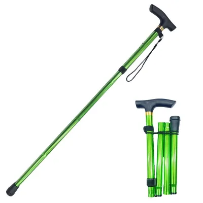 Wholesale Foldable Metal Trekking Poles Rubber Gasket Metal Trekking Poles for Hiking
