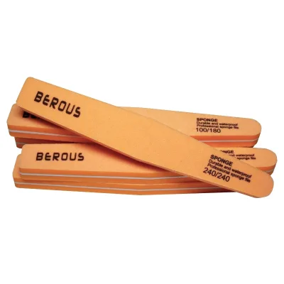 High Quality Custom Printed Professional EVA Nail File Double Side Washable and Deformation-Free