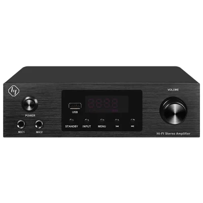 Audio Supplier Class D Amplifier BT Mini Hi-Fi HD Optical Coaxial 2CH Power Amplifier 100W X 2