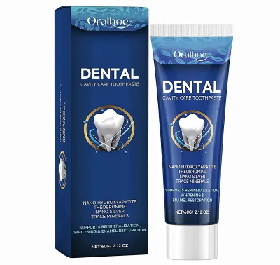Hot Sell Factory Customized 60ml Dental Care Solution for Cleaning Tartar Repairing Teeth and Whitening Toothpaste