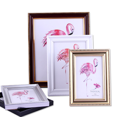 Baoxiang Hot Sale Simple Common PS Photo Frame Picture for Home Decoration Framed Photo
