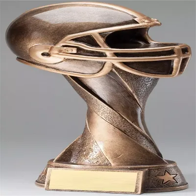 polyresin Helmet Trophy RESIN FOOTBALL