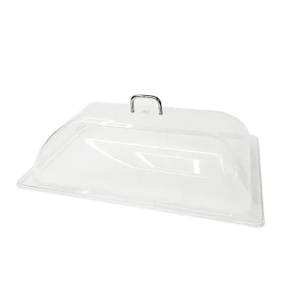 21"X13" Clear Food Cover Plastic Bread Basket With Cover
