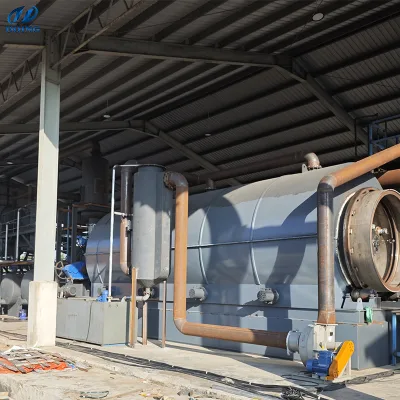 DOING DY-1-50 High-Yield PLC Controlled Waste Energy Plant Recycling Used Tires Scrap Plastic Municipal Solid Waste Fuel Oil