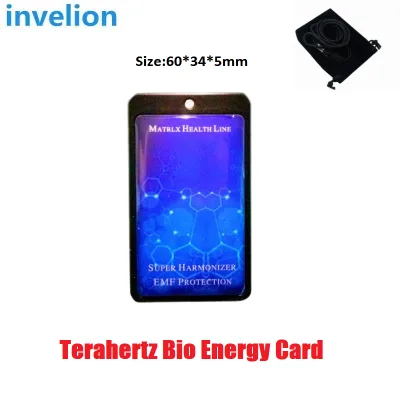 New Me 2500-3000 Negative Ions Card Round Card Quantum Energy Chip Terahertz Energy Bio Nano Nume Card
