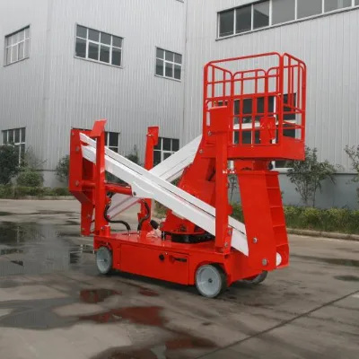 Self Propelled Electric Motor Lifting Equipment High-altitude Operation Obstacles Folding Arm Lifting Car 14M Working Height