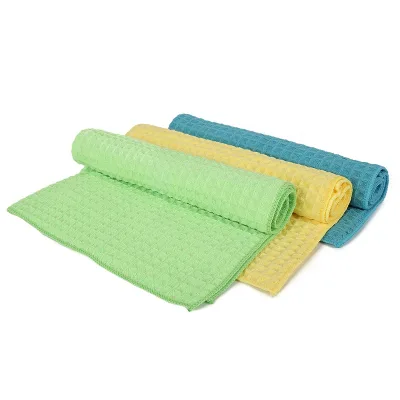 Multi-purpose Fast Drying Waffle Microfibre Cloth for Kitchen Cleaning