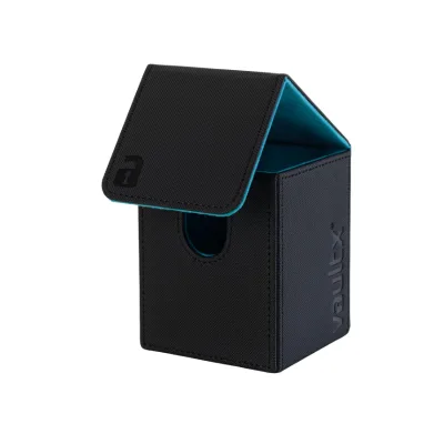 Anti Mildew Pu Card Deck Box Magnetic Side Flip Fit Sleeved Trading Cards Indoor Gaming Venue Long Term Storage Holder