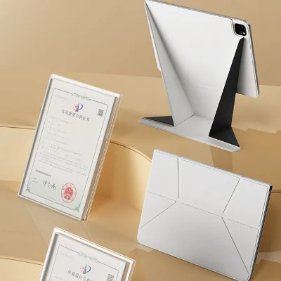 Raised Bracket Protective Magnetic case Pro 11 Inch Flat Plate 720 Rotation Clip for Air 4 10th Generation