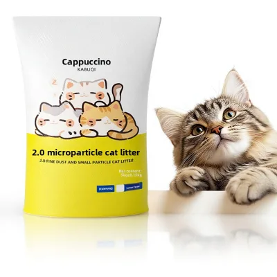For Gray Granular Cat Litter Bentonite Ultra-fine Small Particles Low-dust 20 Jin & 40 Jin Packs Free Shipping Wholesale