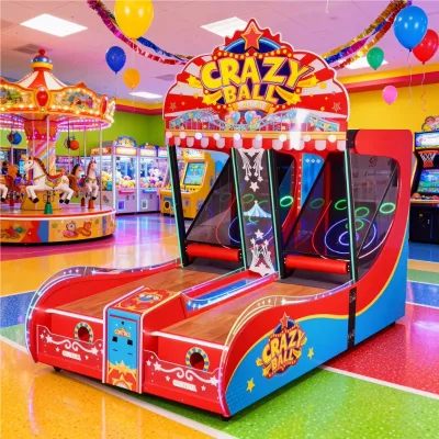 Amusement Park Indoor Arcade Games Bowling Ticket Redemption Crazy Bowlings Dream Ball Skill Game Machine Plastic 2-Player Aokey