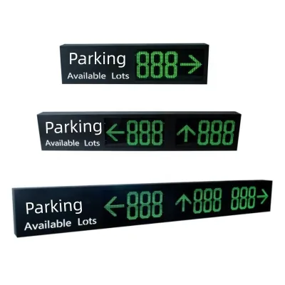 Indoor Parking Guidance System Ethernet LED One-way 1-3 Display Screen Car Park System Parking Sensor