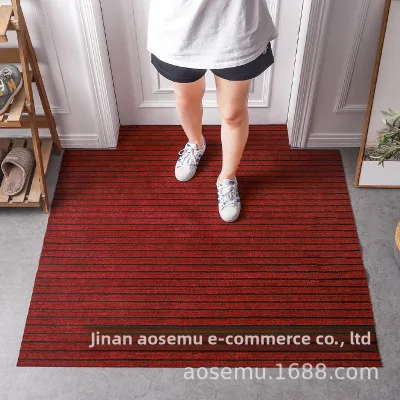 Cross-Border Seven-Stripes Water-Absorbent Anti-Slip Door Mats Cuttable Kitchen Floor Carpet mats Entry Door Mats