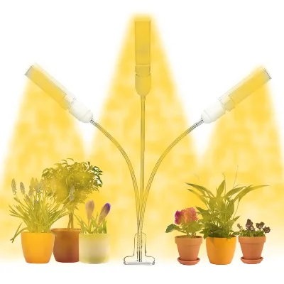 Hot Product 68W Three-head Jade Rice Lamp Holder Plant Lamp Full Spectrum Common Three Control Led Grow Light