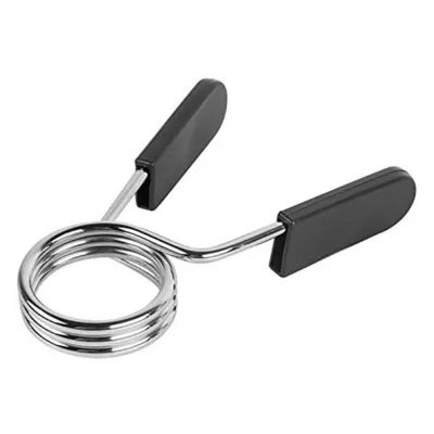 50mm Custom Logo Steel Spring Barbell Collar Clips Barbell for Gym Barbell
